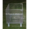 Hot Sale Hot Dipped Galvanized Folding Wire Container for Storage